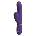 Pretty Love Mariana purple rabbit vibrator with nodding shaft and dual stimulation