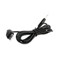 Pretty Love Marlon black coiled USB to 3.5mm audio adapter cable