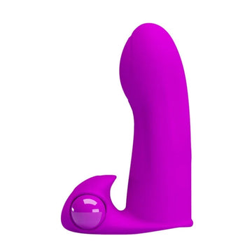 Pretty Love Maxwell mini finger sleeve vibrator in vibrant purple