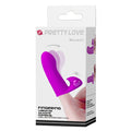 Pretty Love Maxwell mini finger sleeve vibrator in pink
