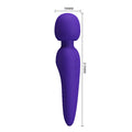 Pretty Love Meredith purple silicone wand vibrator with rounded head