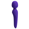 Pretty Love Meredith purple silicone wand vibrator with rounded head
