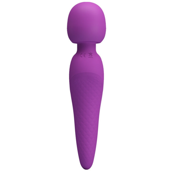 Pretty Love Meredith purple silicone wand vibrator with rounded head