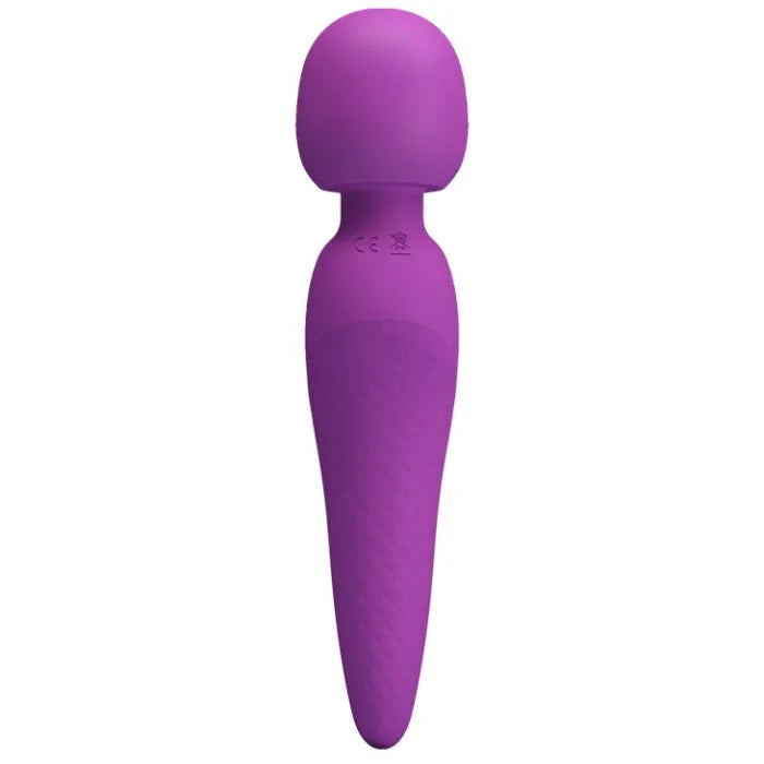 Pretty Love Meredith purple silicone wand vibrator with rounded head