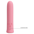 This mini vibrator is in a beautiful design and has a pronounced, stimulating concentric circles pattern – it also fits discreetly inside any handbag. The 12 vibration modes provide a lot of variety during intimate fun. The vibration modes can also be easily controlled at the push of a button. The vibrator remembers the last vibration mode with it's clever memory function. USB rechargeable.