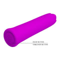 This mini vibrator is in a beautiful design and has a pronounced, stimulating concentric circles pattern – it also fits discreetly inside any handbag. The 12 vibration modes provide a lot of variety during intimate fun. The vibration modes can also be easily controlled at the push of a button. The vibrator remembers the last vibration mode with it's clever memory function. USB rechargeable.