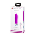 This vibrator delivers incredibly pleasurable stimulation by combining ultra-intense vibrations with a cleverly shaped design. Made from elite silicone with a polished plastic base, this vibrator is smooth, sophisticated, and features12 powerful vibrating patterns. Takes 1 AA battery (not included).