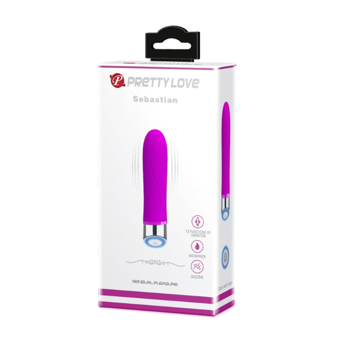 This vibrator delivers incredibly pleasurable stimulation by combining ultra-intense vibrations with a cleverly shaped design. Made from elite silicone with a polished plastic base, this vibrator is smooth, sophisticated, and features12 powerful vibrating patterns. Takes 1 AA battery (not included).