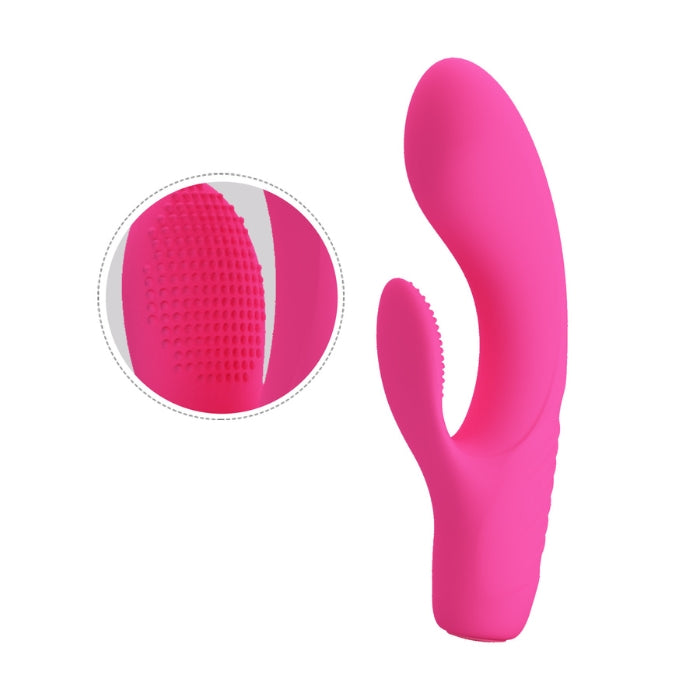 Tease your G-spot with this rabbit vibrator. Silky lifelike material envelopes the vibrator for a soft and sensual stimulation. It has 12 functions of vibration, bendable and rechargeable for endless fun, The memory function will keep track of your favorite settings. Choose to keep all the sensations to yourself for amazing solo play, or give it to your partner to add a naughty twist to your bedroom fun.