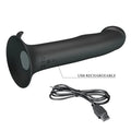 Pretty Love Murray vibrating dildo in black with suction cup and textured grip