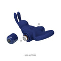 Blue Pretty Love Rabbit vibrating cock ring with silicone rabbit vibrator