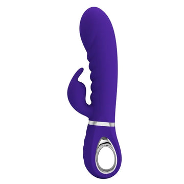 Pretty Love Rabbit Vibrator in Prescott Blue with G-spot head