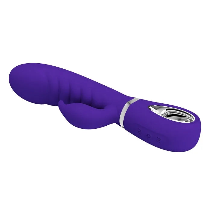 Pretty Love Rabbit Vibrator with purple silicone g-spot head