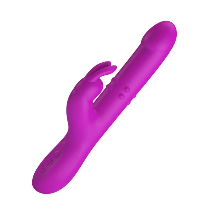 Pretty Love Reese pink thrusting rotating rabbit vibrator