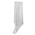 Clear Pretty Love ribbed penis sleeve with snug ribbed fit