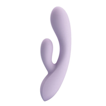 Pretty Love Rosolyn Rabbit Vibrator in lilac with curved silicone design