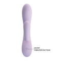 Pretty Love Rosolyn rabbit vibrator in lilac silicone with ergonomic design