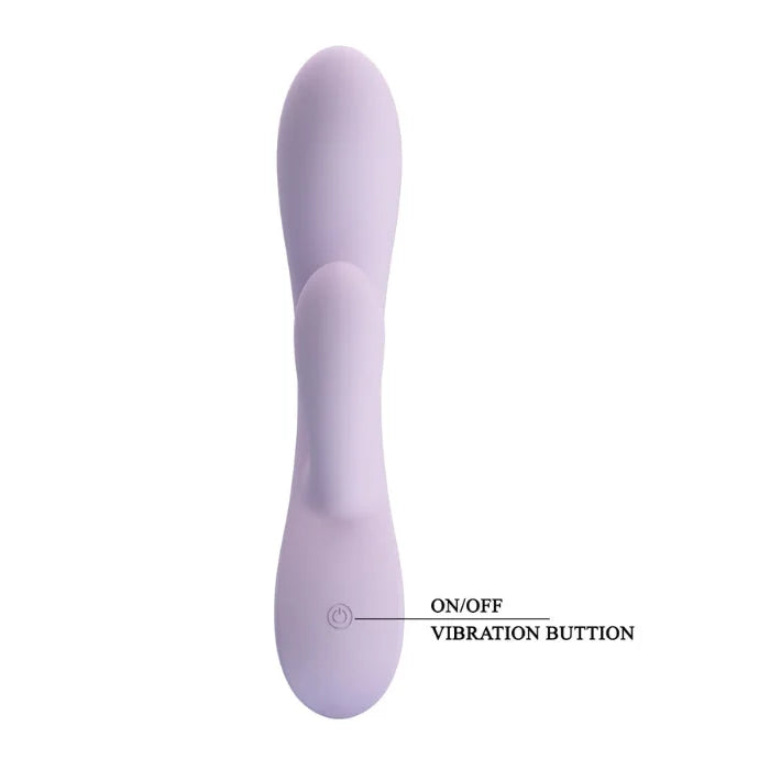 Pretty Love Rosolyn rabbit vibrator in lilac silicone with ergonomic design