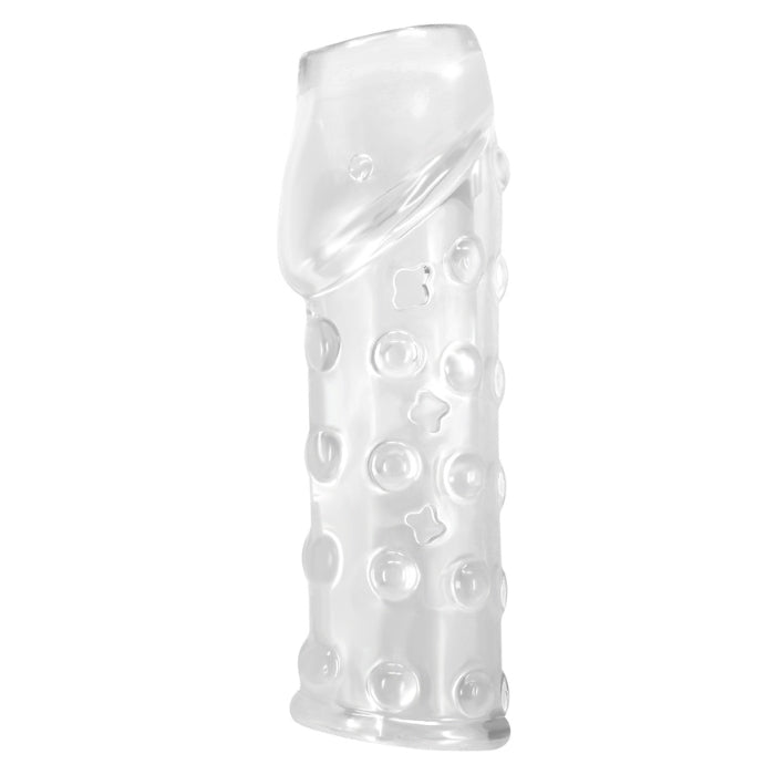 Clear Pretty Love Rough Penis Sleeve with textured bumps
