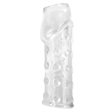 Clear Pretty Love Rough Penis Sleeve with textured bumps