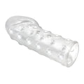 Clear Pretty Love Rough Penis Sleeve with textured silicone bumps