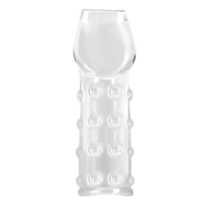Clear Pretty Love Rough penis sleeve with textured bumps