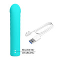 Pretty Love Rylan aqua vibrator with smooth silicone body and breathing light