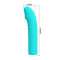 Pretty Love Rylan aqua vibrator with smooth silicone body and breathing light