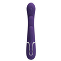 Pretty Love Shania purple rabbit vibrator with extra tongue design
