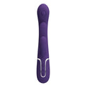 Pretty Love Shania purple rabbit vibrator with extra tongue design