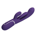 Pretty Love Shania purple rabbit vibrator with extra tongue design