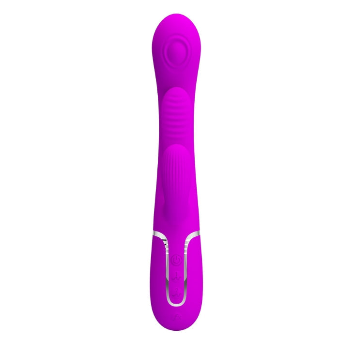 Pretty Love Shania rabbit vibrator in pink with extra tongue design