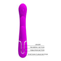 Pretty Love Shania pink rabbit vibrator with extra tongue design