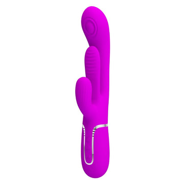 Pretty Love Shania rabbit vibrator in vibrant purple with extra tongue design