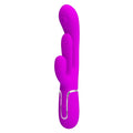 Pretty Love Shania rabbit vibrator in vibrant purple with extra tongue design