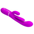 Pretty Love Shania rabbit vibrator in vibrant purple with silver accent