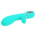 Teal Pretty Love Silicone super soft rabbit-style clitoral stimulator