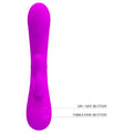 Pretty Love Sincere Rabbit Vibrator in pink body-safe silicone with buttons