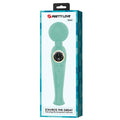 Pretty Love Skyler wand massager in mint green silicone with vibrating dial
