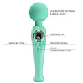 Pretty Love Skyler Wand Massager in mint green with LED display
