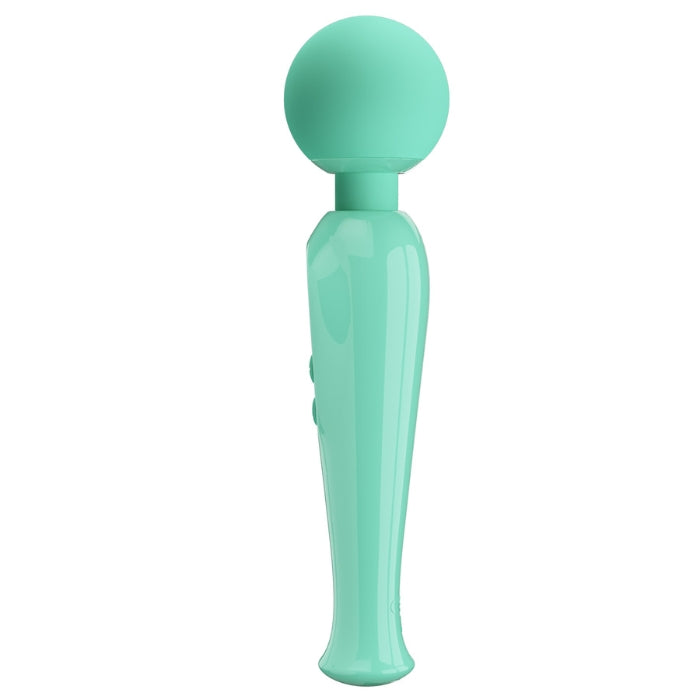 Pretty Love Skyler Wand Massager in mint green silicone