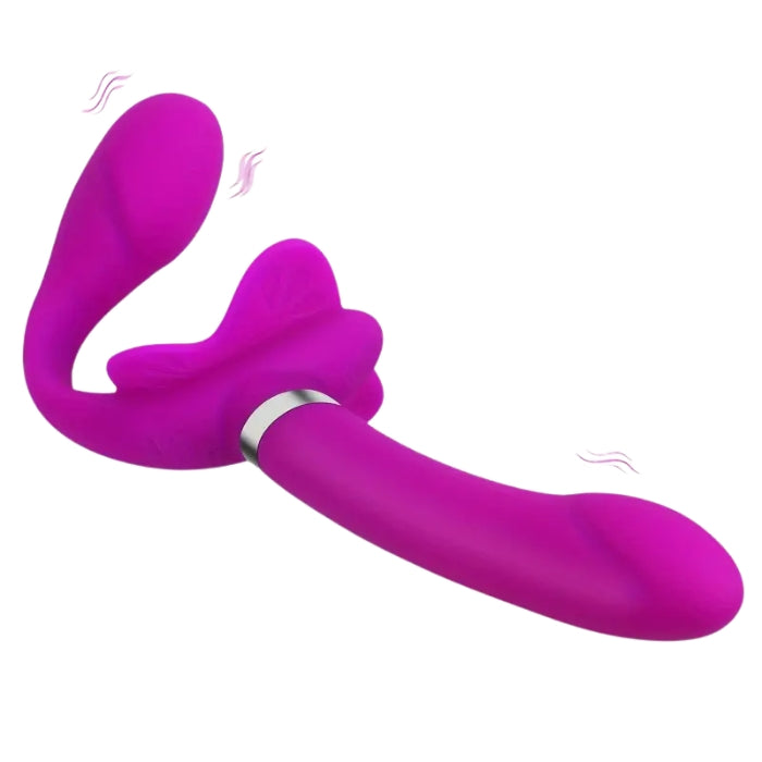 Lady Jane Adult Sex Shop | Pretty Love Strapless Dual Vibrating Strap-On - Valerie