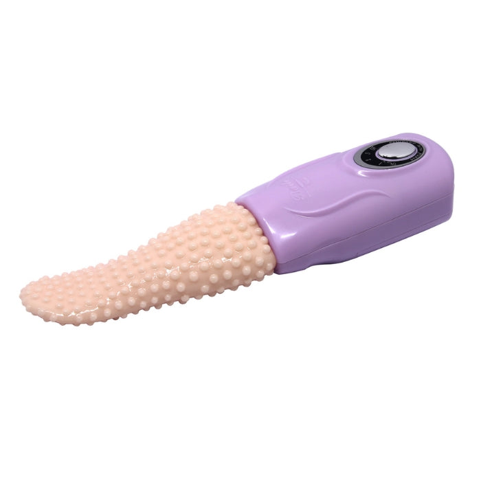 Pretty Love Tongue Vibrator pink with purple bumpy tip