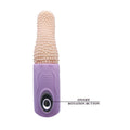 Pretty Love Tongue Vibrator in pink with purple silicone and beige tip