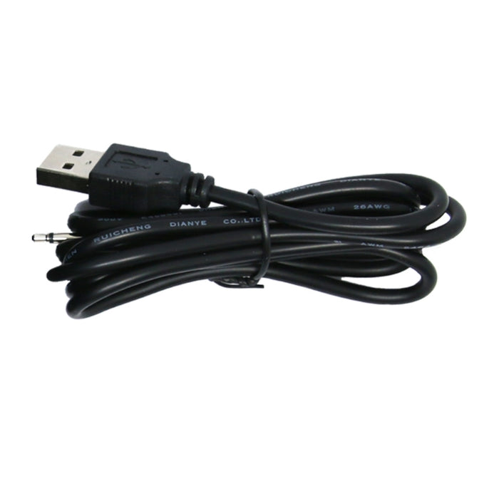 Pretty Love Tongue Vibrator Pink with black USB-A to 3.5mm audio cable