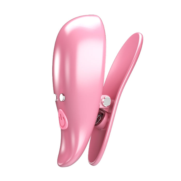 Pretty Love pink octopus vibrating nipple clamps with cute face