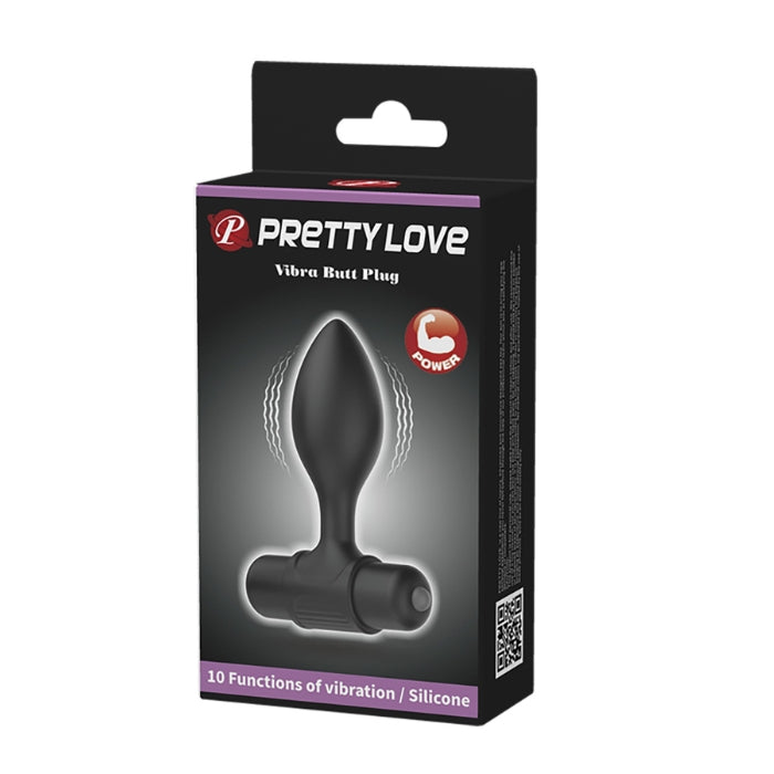 The Pretty Love sensations butt plug promises incredible pleasure for beginners and experienced users alike. The ultra-soft silicone and tapered tip allows the plug to slip gently inside you while the firm, T-shaped base comfortably nestles between your cheeks. Experience the sensation of the vibrating bullet with 1 vibration setting in total. Takes 1x AAA battery (not included).