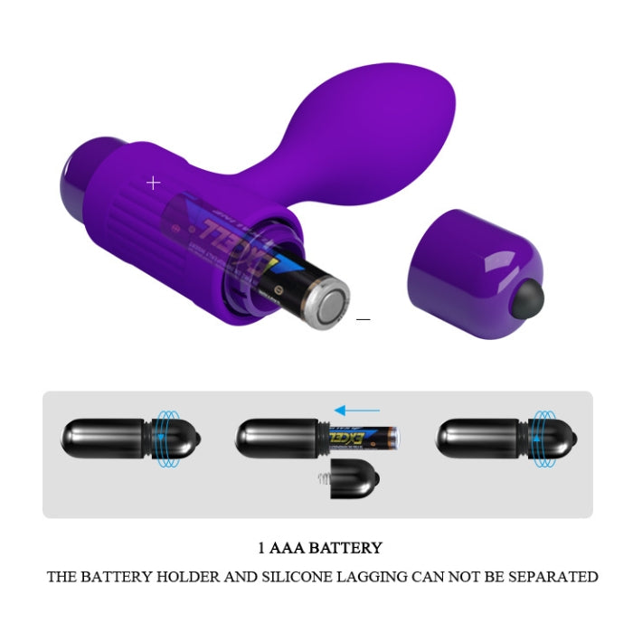 Purple Pretty Love Vibrator Anal Plug promises pleasurable sensations for experienced users