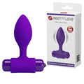 Purple silicone Pretty Love Sensations Butt Plug promises pleasure for experienced users alike