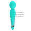 Pretty Love Walter Wand teal silicone massager with speed buttons